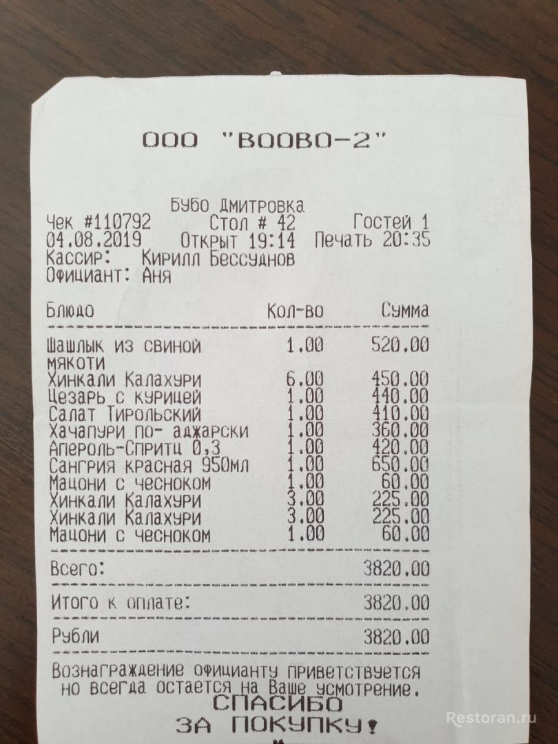 Отзыв о караоке-баре Boobo / Бубо