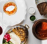 Космический сет в ресторане «Недальний Восток»