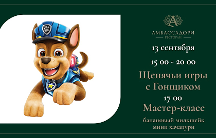 Щенячьи игры с Гонщиком