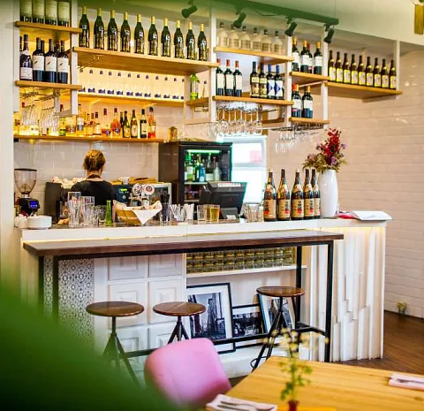 Corner cafe