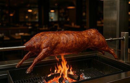 Бычок на вертеле