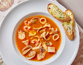 Сицилийский суп с морепродуктами