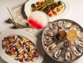 Сет ресторана Avero mio к спектаклю «Каренина»