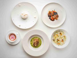 «Неправильный» борщ в авторском сете Мирко Дзаго