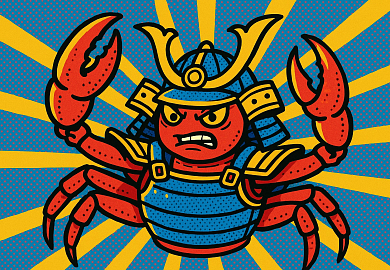 Краб-самурай